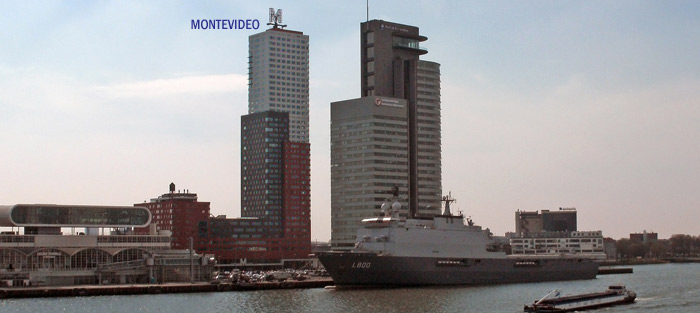 Montevideo building in Rotterdam Netherlands