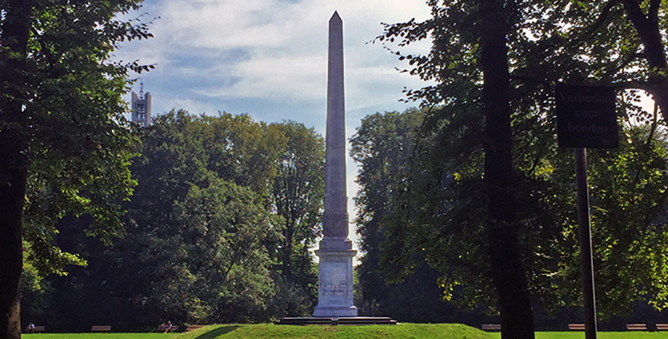obelisk monument in Rijswijk woods