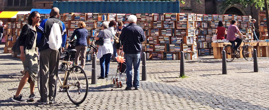 book market in Holland Netherlands