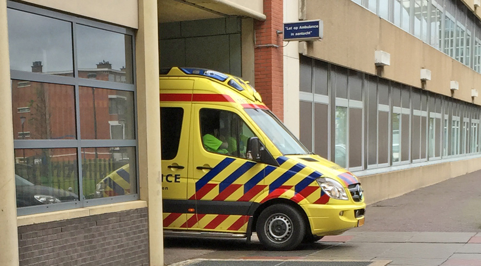 Dutch ambulance in The Hague Netherlands