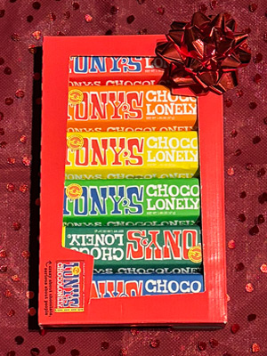 Tony Chocolonely Dutch chocolate Christmas gifts