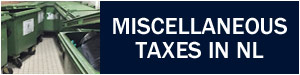 miscellaneous taxes in Netherlands
