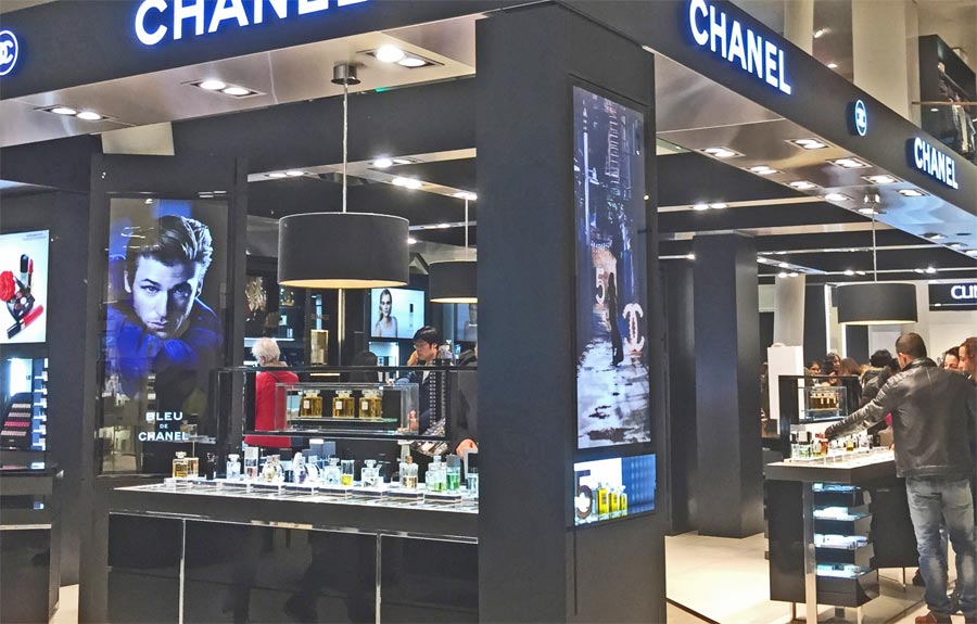 Netherlands beauty and fragrance shops - Chanel counter in The Hague