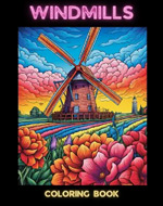 windmills colouring books
