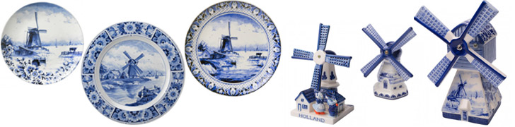 Delft Blue windmill