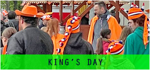 Kings Day in Netherlands