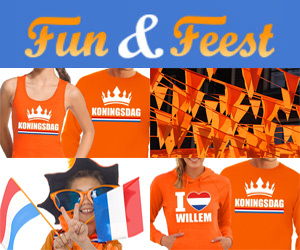 Kings Day holiday supplies shop Netherlands