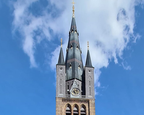 St Vituskerk church tower Hilversum