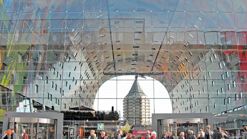 Markthal building in Rotterdam