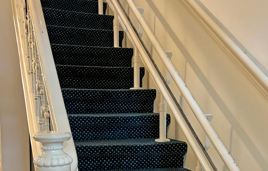steep stairs in older Dutch home