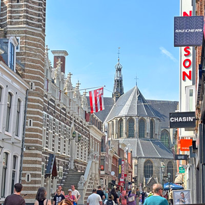 Alkmaar Stadhuis Langestraat Grote Kerk - historic North Holland towns