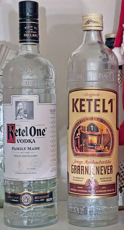 Dutch liquor brands Ketel One Ketel 1